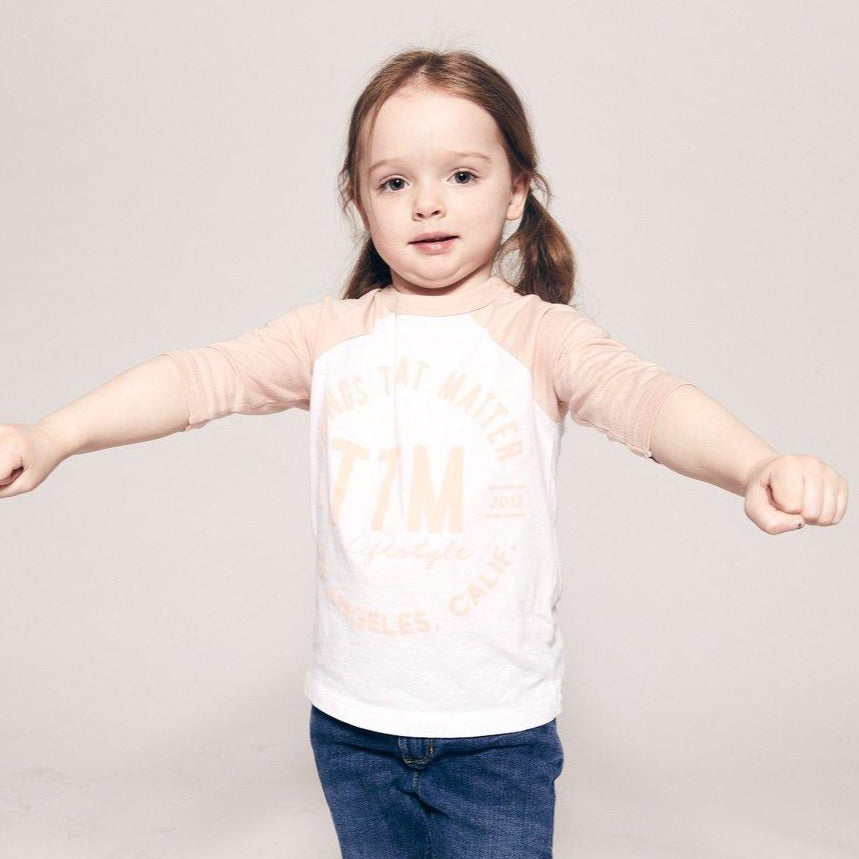 Kids Raglan - White/Nude – Things That Matter Lifestyle