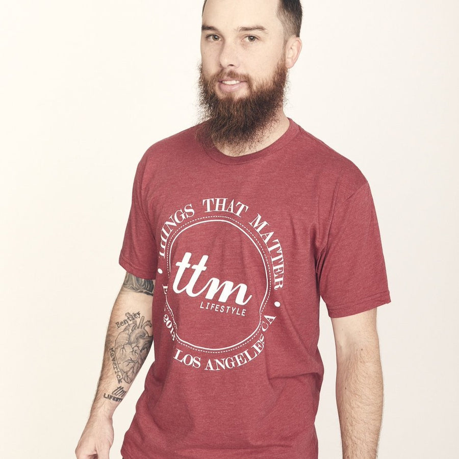 Classic Logo Tee - Crimson