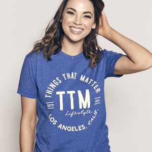 Bold Logo Tee - Royal