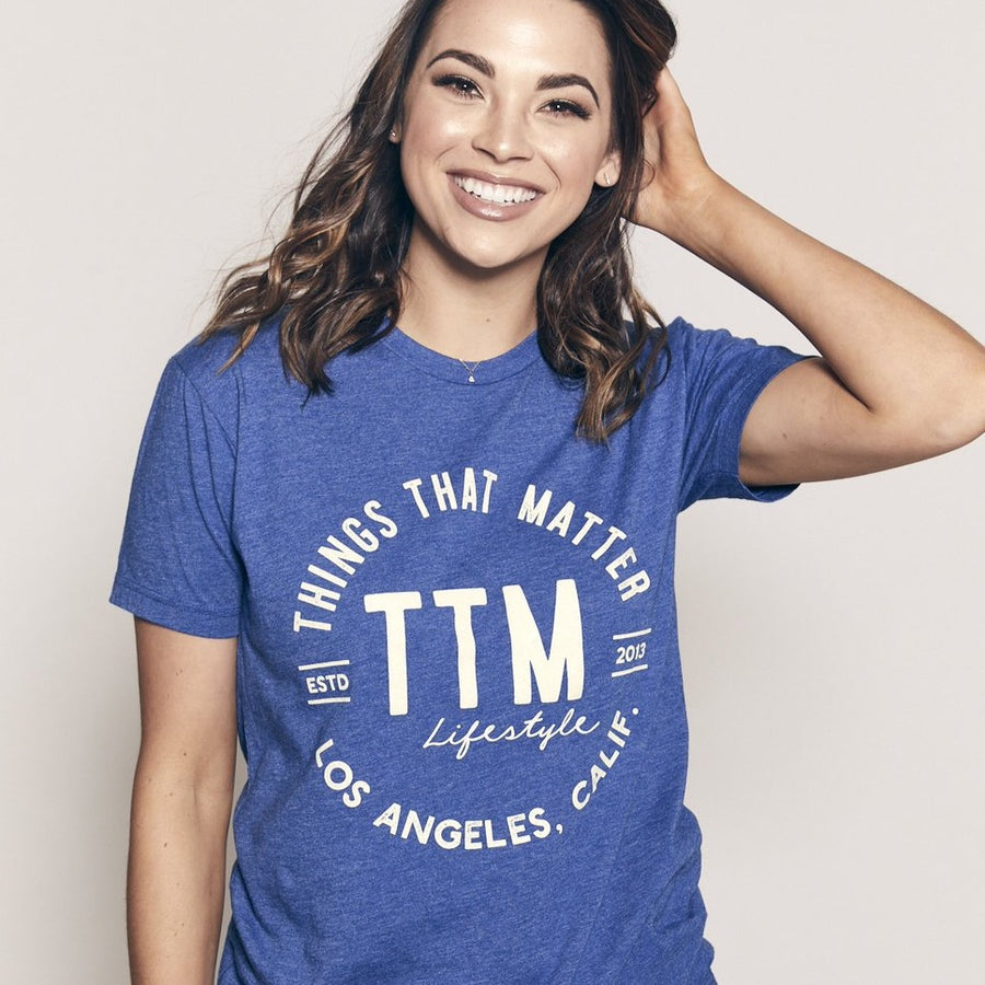 Bold Logo Tee - Royal