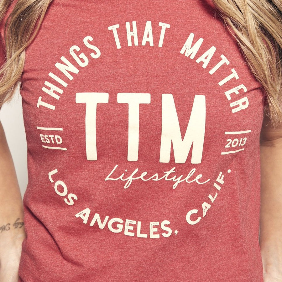 Bold Logo Tee - Red