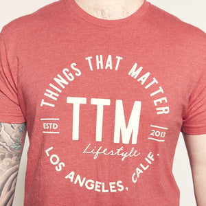 Bold Logo Tee - Red