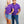 Load image into Gallery viewer, Maci Metallic Logo Tee - Purple
