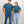 Load image into Gallery viewer, Maci Metallic Logo Tee - Atlantic

