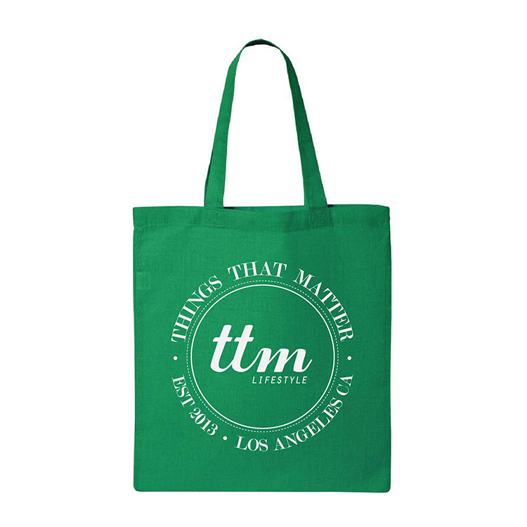 Kelly Green Canvas Tote