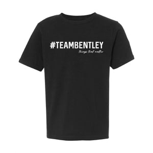 #TeamBentley Youth Logo Tee - Black
