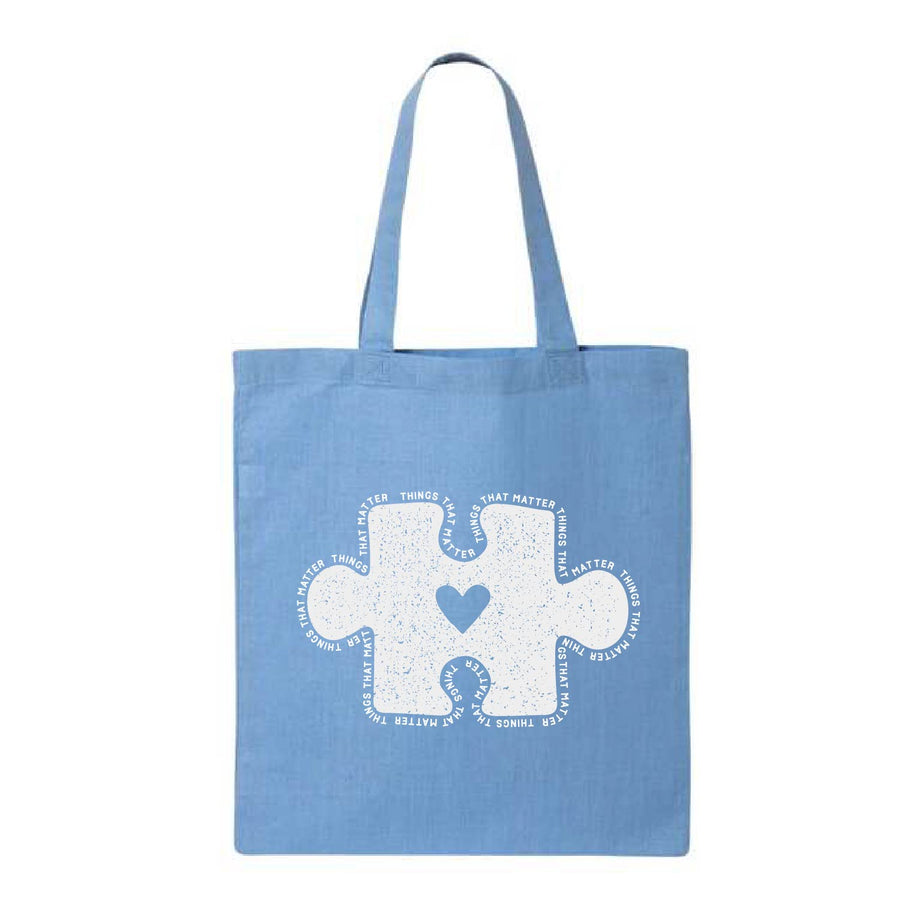 Autism Awareness Canvas Tote