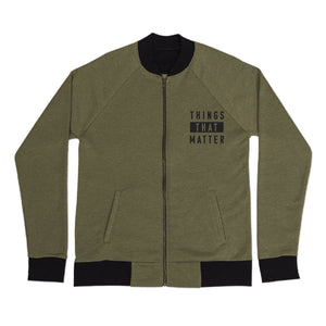 Military Green Bomber Jacket