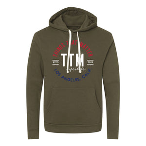 Bold Americana Hoodie - Military Green